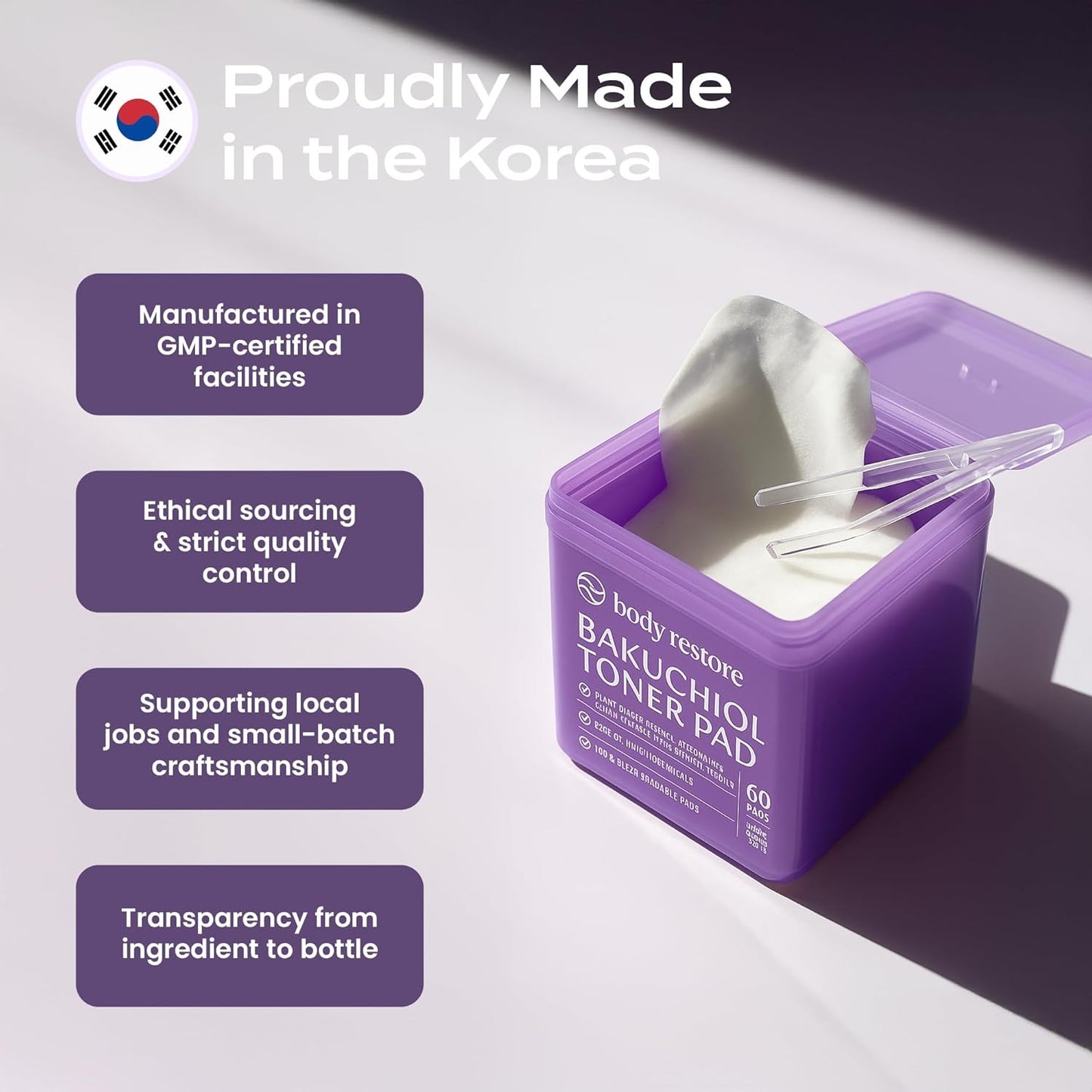 Bakuchiol Toner Pads