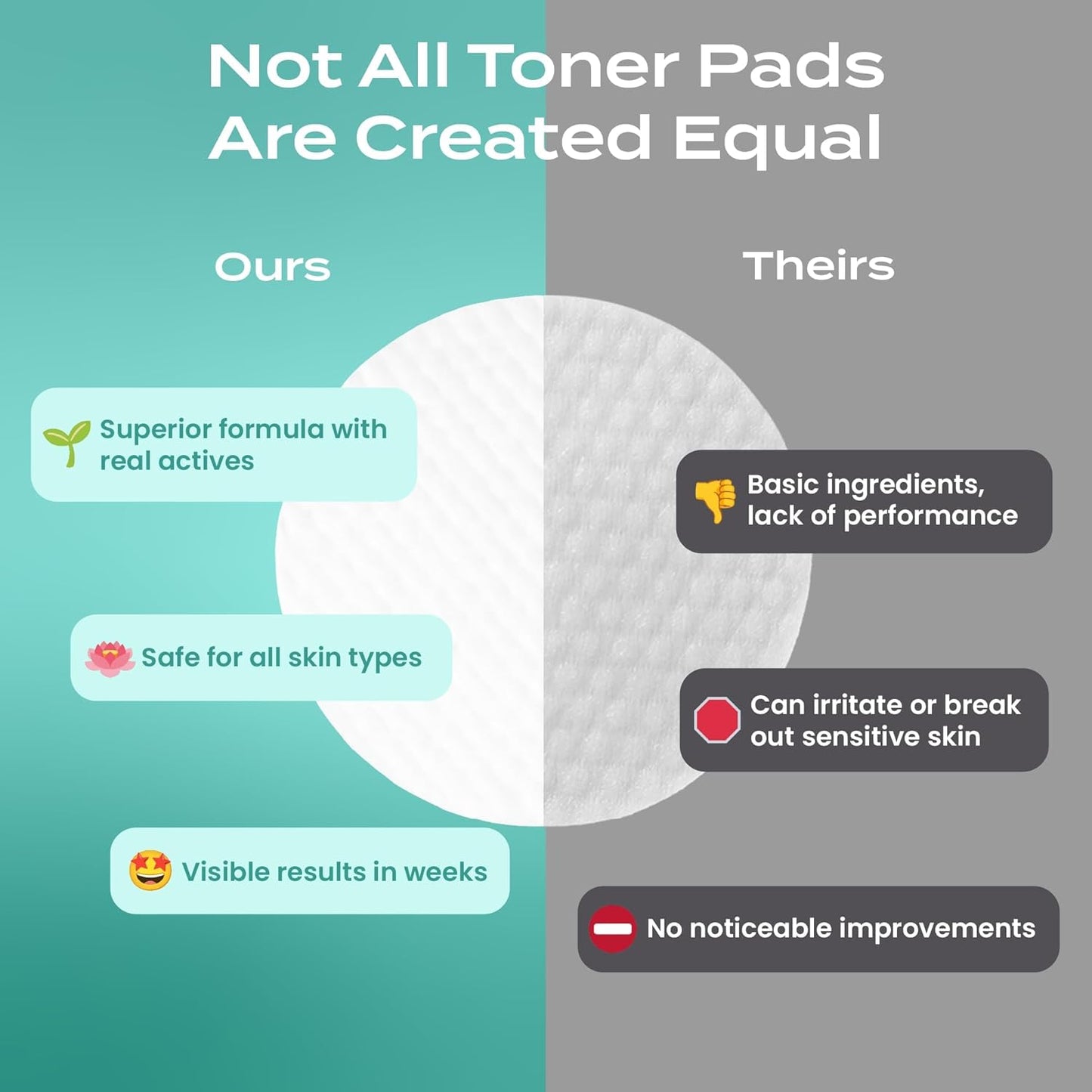 Cooling Jelly Toner Pads