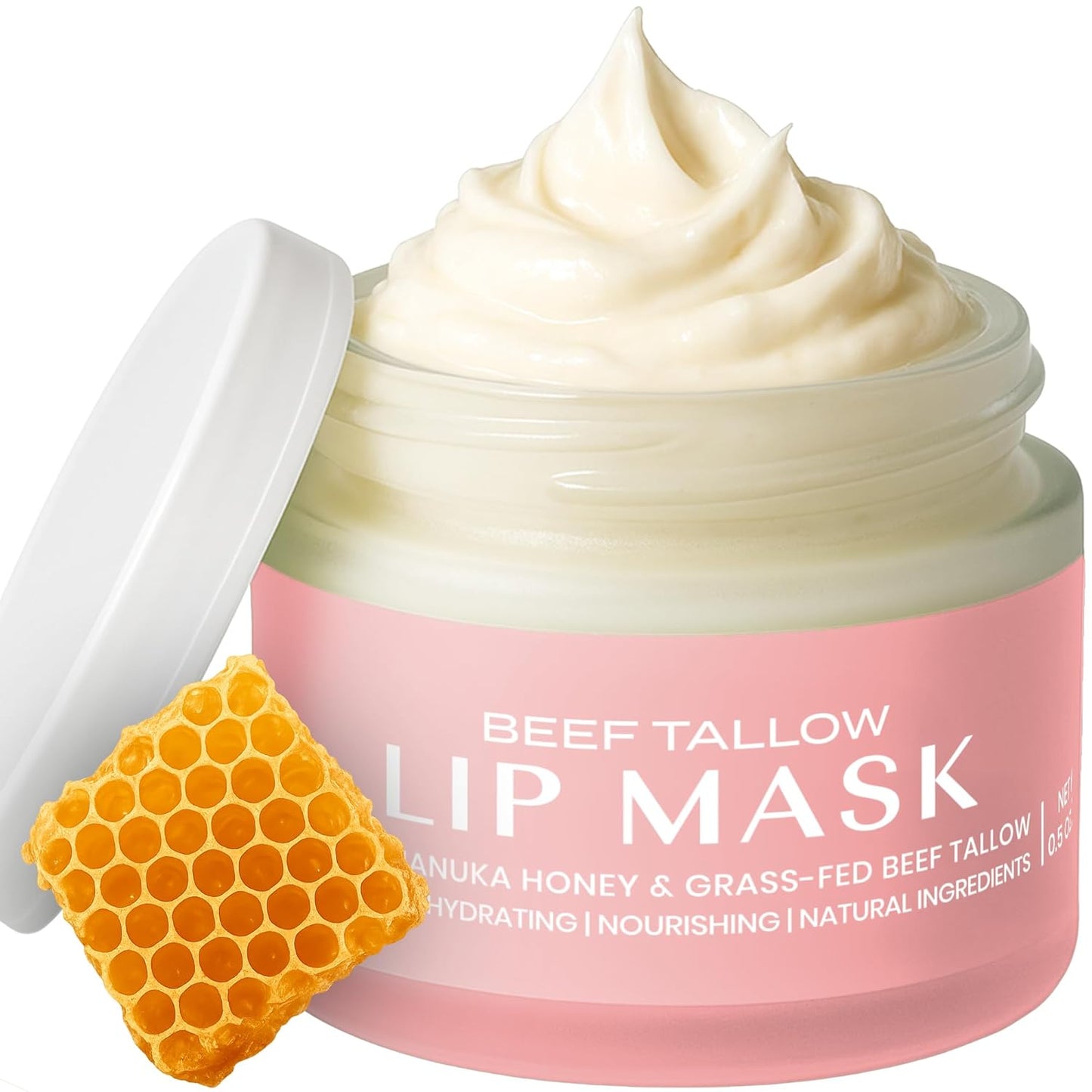 Unscented Beef Tallow Lip Mask