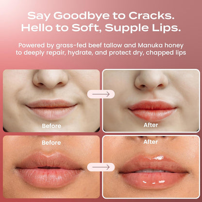 Unscented Beef Tallow Lip Mask