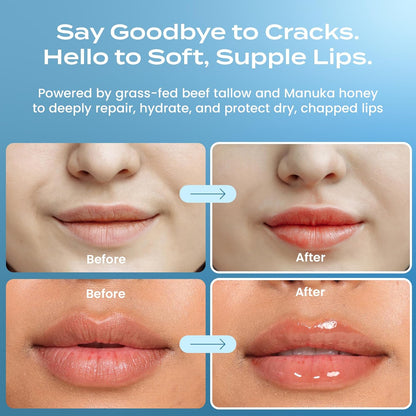 Peppermint Beef Tallow Lip Mask