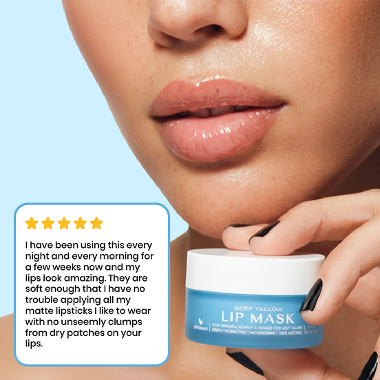 Beef Tallow Lip Mask