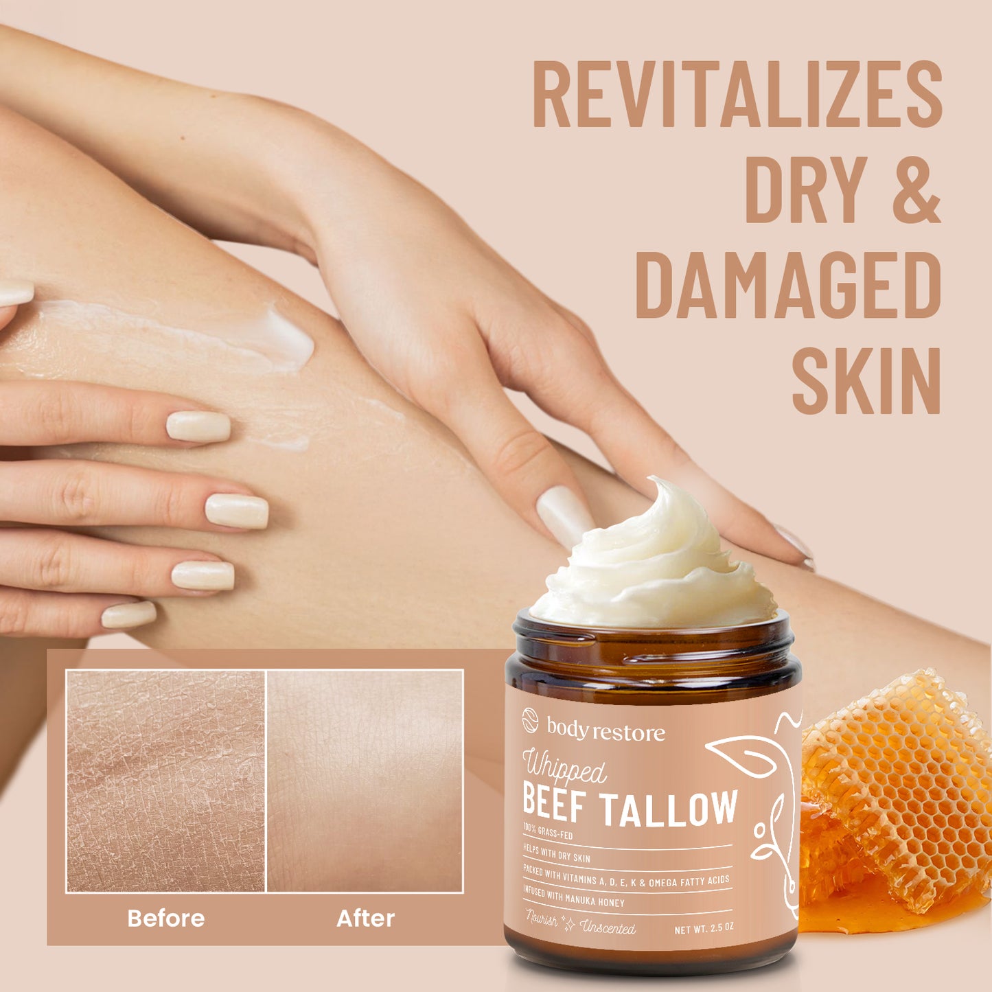 Whipped Beef Tallow Balm