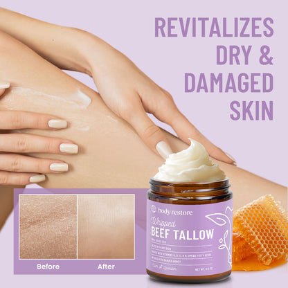 Whipped Beef Tallow Balm - Lavender