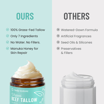 Whipped Beef Tallow Balm - Eucalyptus