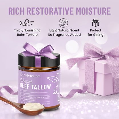 Whipped Beef Tallow Balm - Lavender